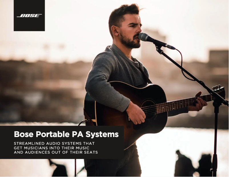 Página 1 del manual Folleto Bose L1 Pro8