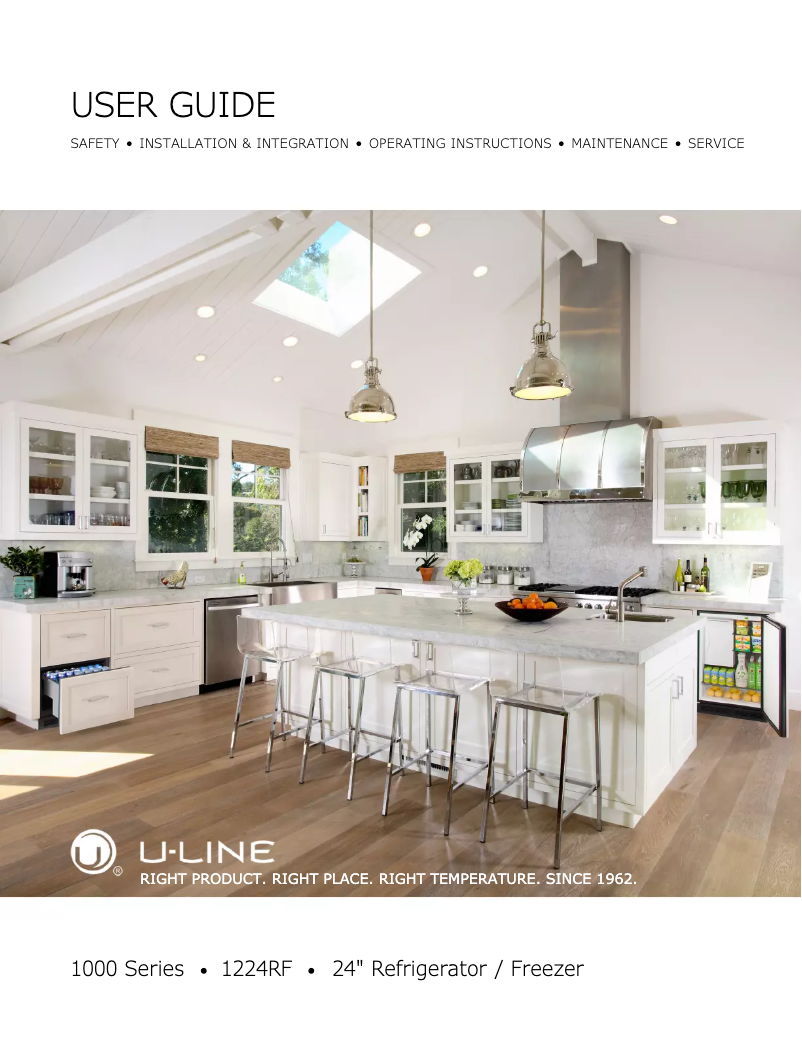 Imagen de la primera página del manual del dispositivo U-1224RFS-00B