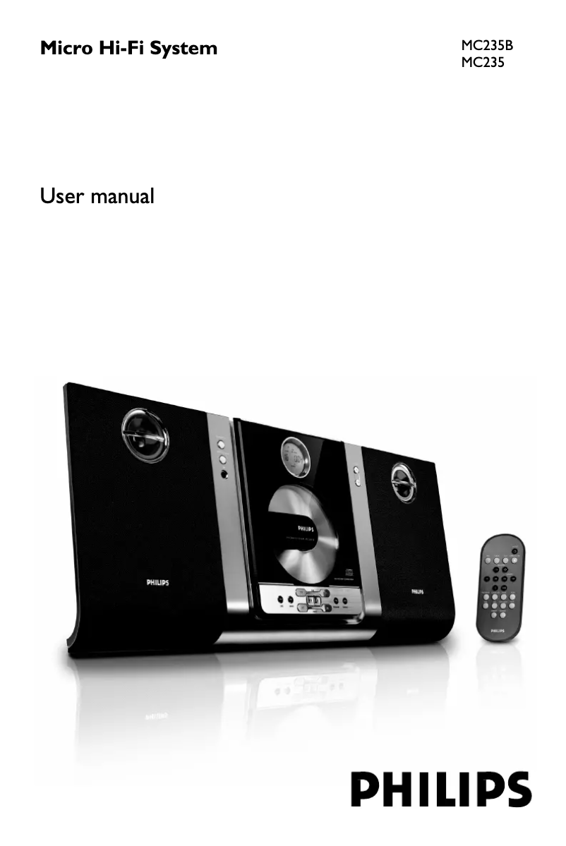 Página 1 del manual Manual de usuario Philips MC235