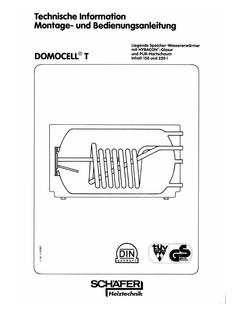 Imagen de la primera página del manual del dispositivo Domocell DLT150