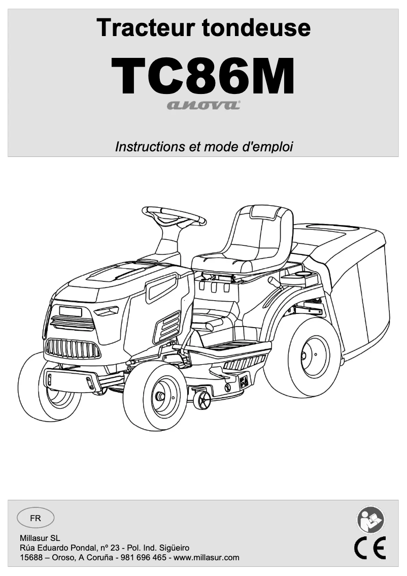 Imagen de la primera página del manual del dispositivo TC86M