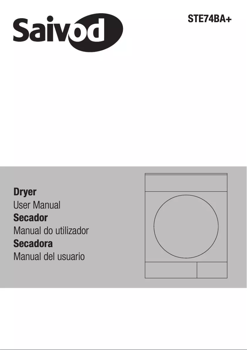 Imagen de la primera página del manual del dispositivo STE 74 BA+