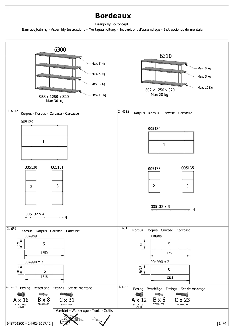 Imagen de la primera página del manual del dispositivo Bordeaux