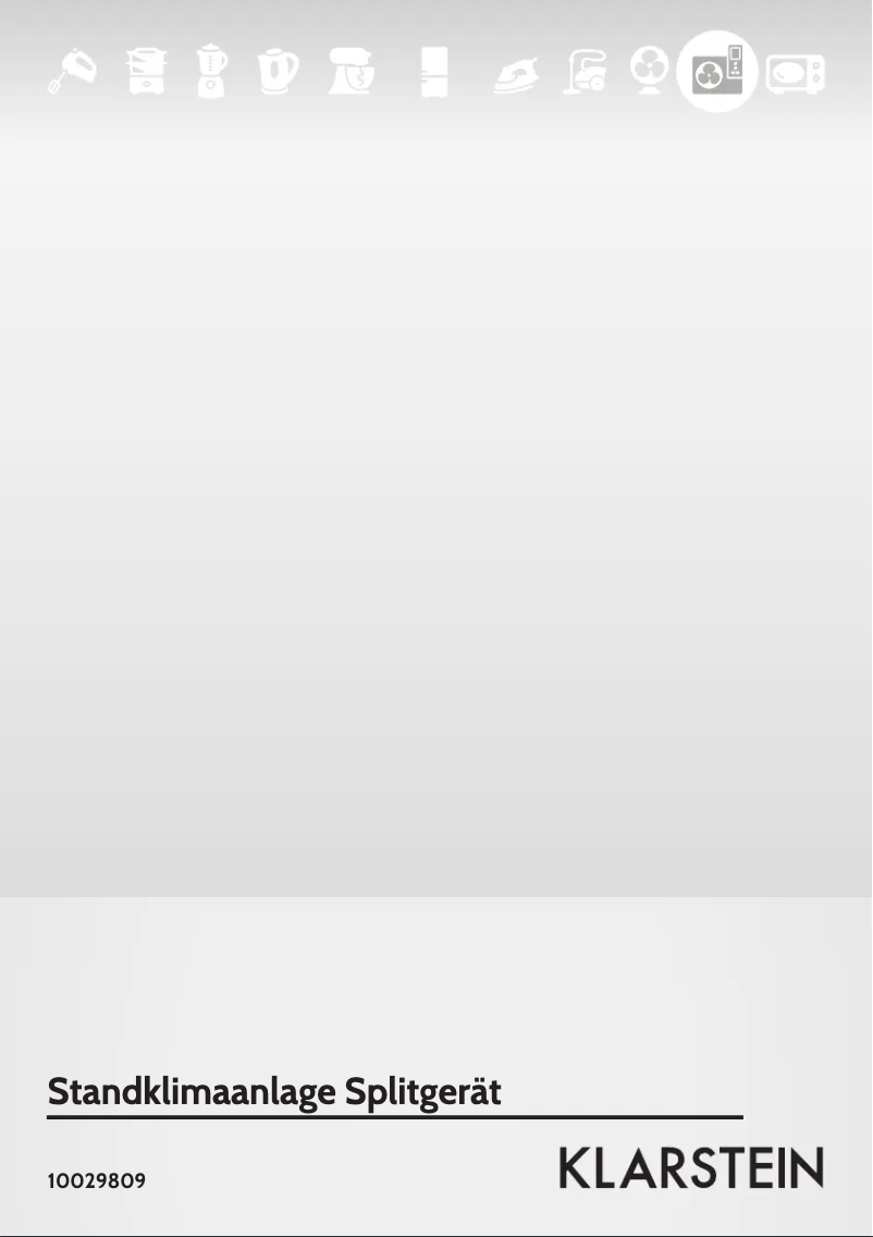 Página 1 del manual Manual de usuario Klarstein 10029809