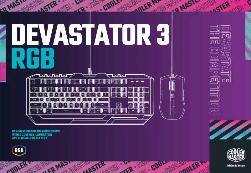 Imagen de la primera página del manual del dispositivo DEVASTATOR 3 RGB