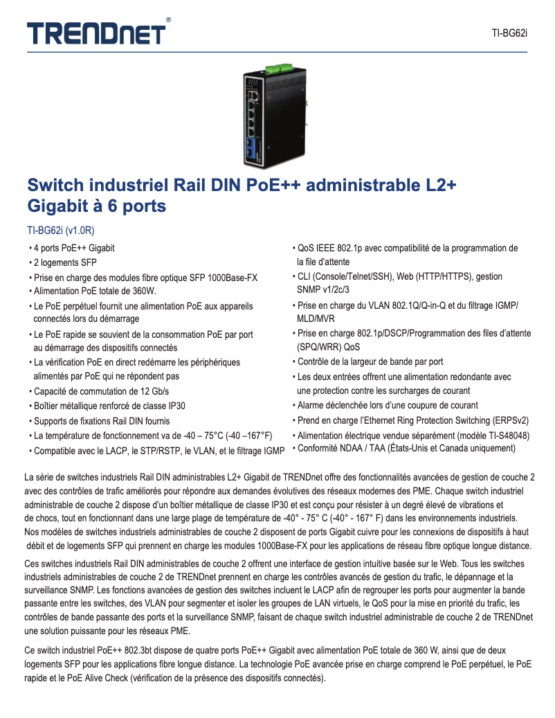 Imagen de la primera página del manual del dispositivo TI-BG62i