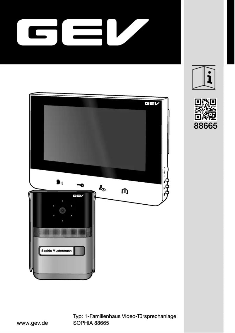 Página 1 del manual Manual de usuario GEV Sophia 88665