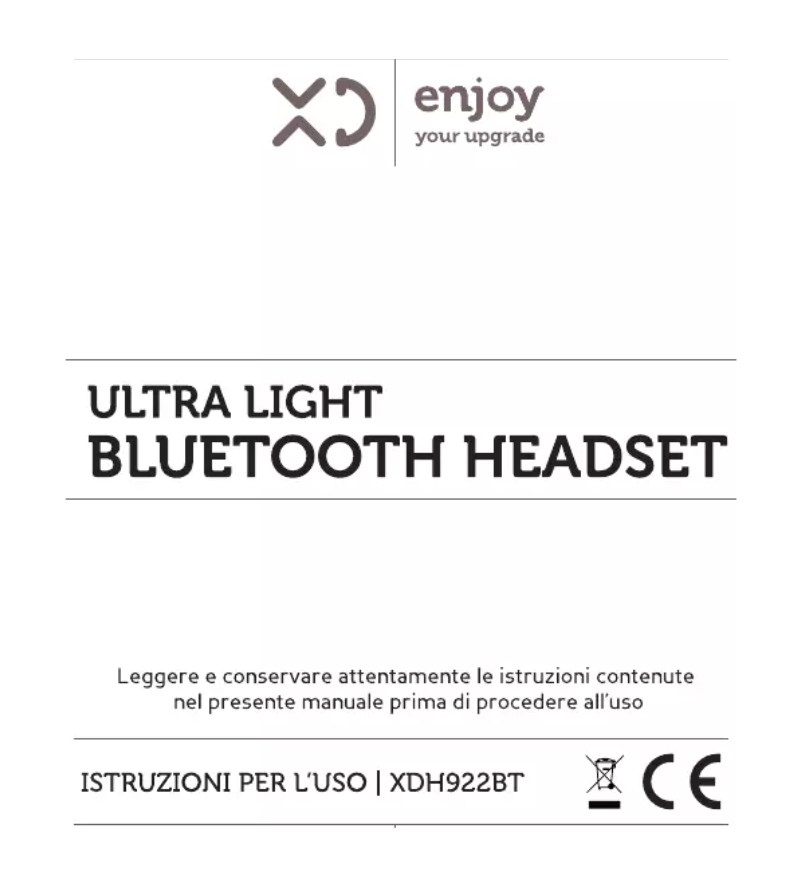 Página 1 del manual Manual de usuario XD H922BT