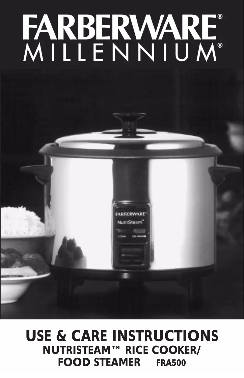 Página 1 del manual Manual de usuario Farberware FRA500