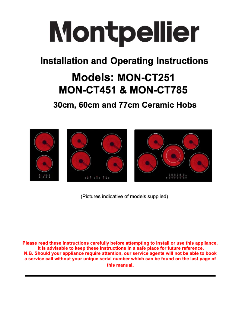 Imagen de la primera página del manual del dispositivo CT785