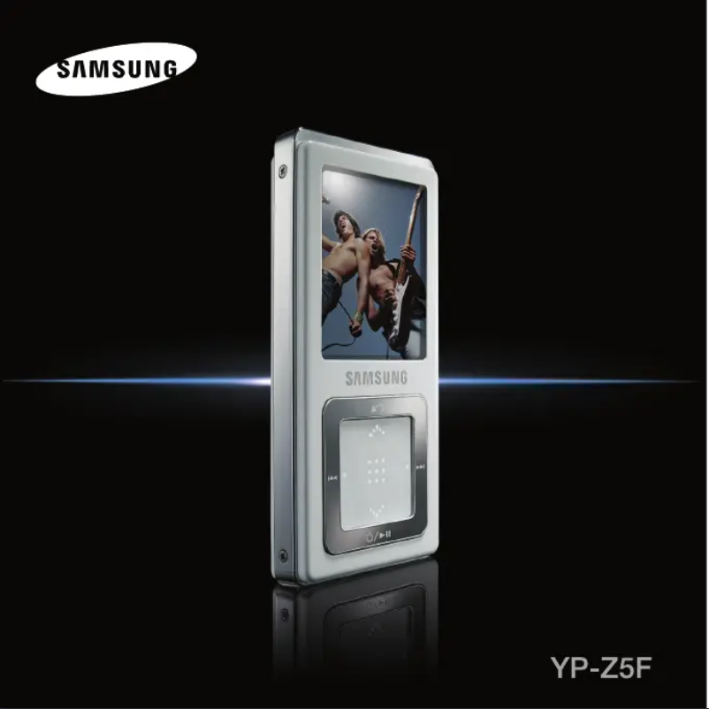 Página 1 del manual Manual de usuario Samsung YP-Z5FZ