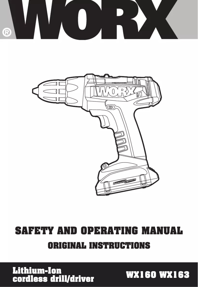 Imagen de la primera página del manual del dispositivo WX160