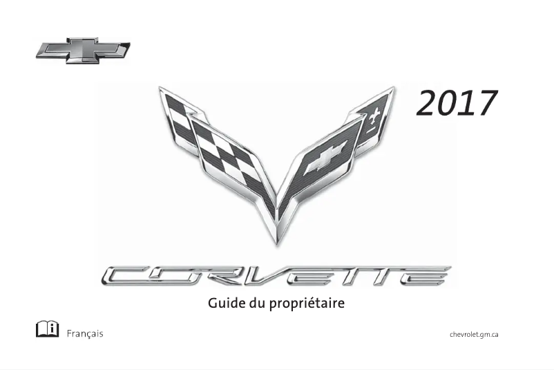 Página 1 del manual Manual de usuario Chevrolet Corvette (2017)