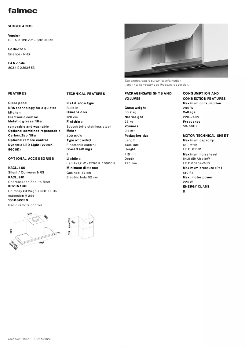 Imagen de la primera página del manual del dispositivo Virgola NRS