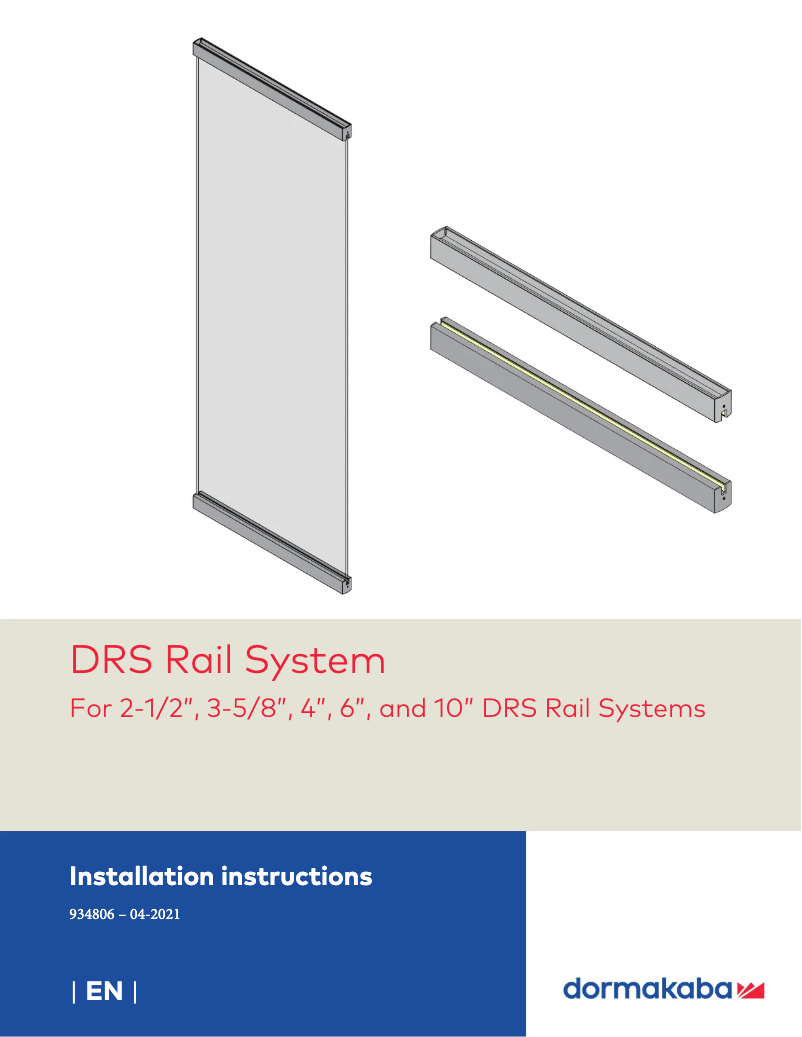 Imagen de la primera página del manual del dispositivo DRS