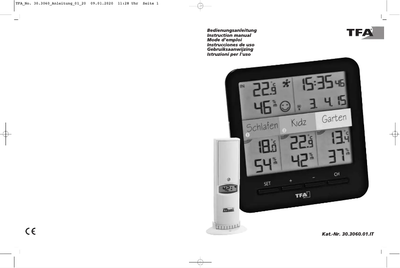 Imagen de la primera página del manual del dispositivo 30.3060.01.IT