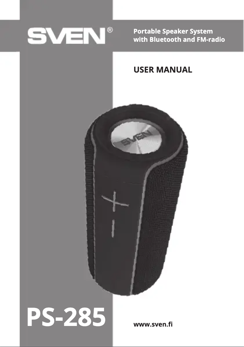 Página 1 del manual Manual de usuario Sven PS-285