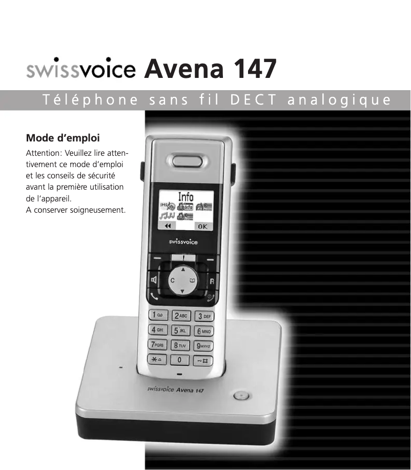 Imagen de la primera página del manual del dispositivo Avena 147