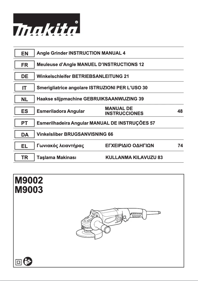 Imagen de la primera página del manual del dispositivo M9002