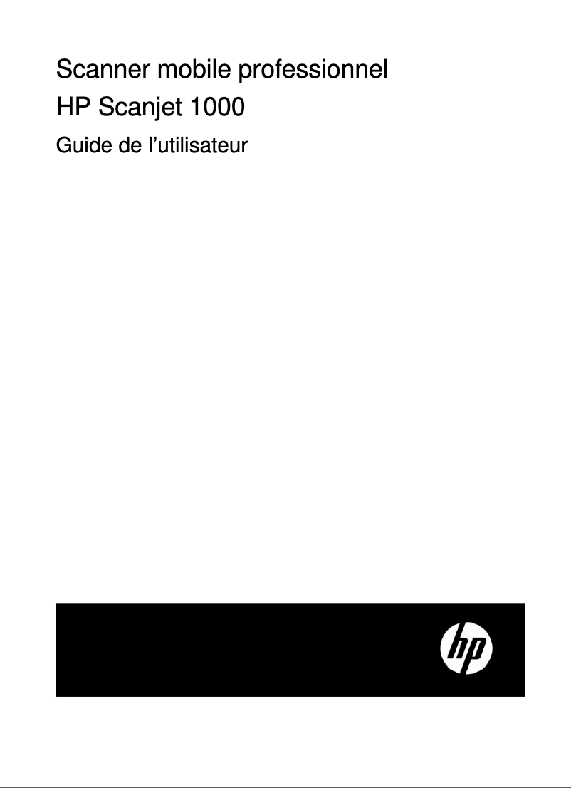 Página 1 del manual Manual de usuario HP ScanJet 1000