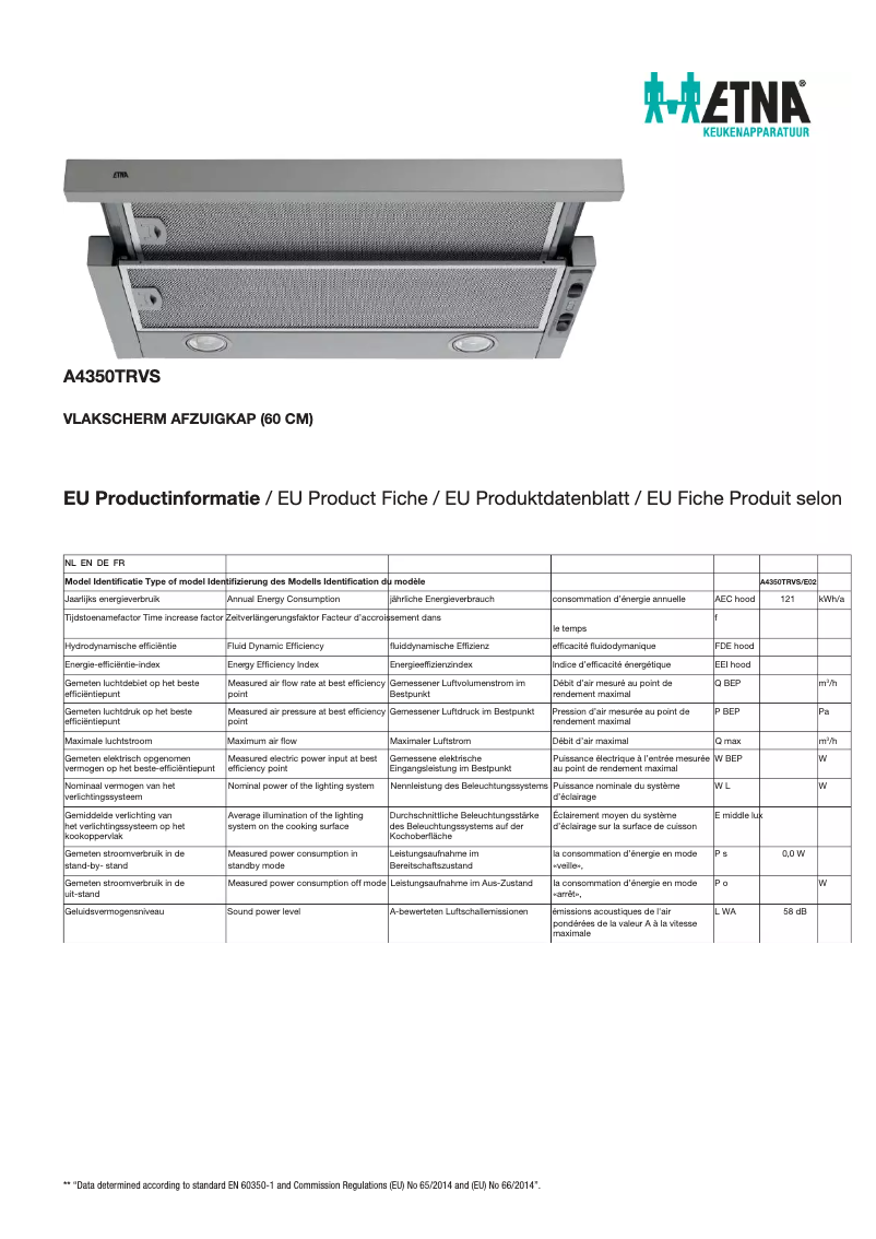 Imagen de la primera página del manual del dispositivo A4350TRVS