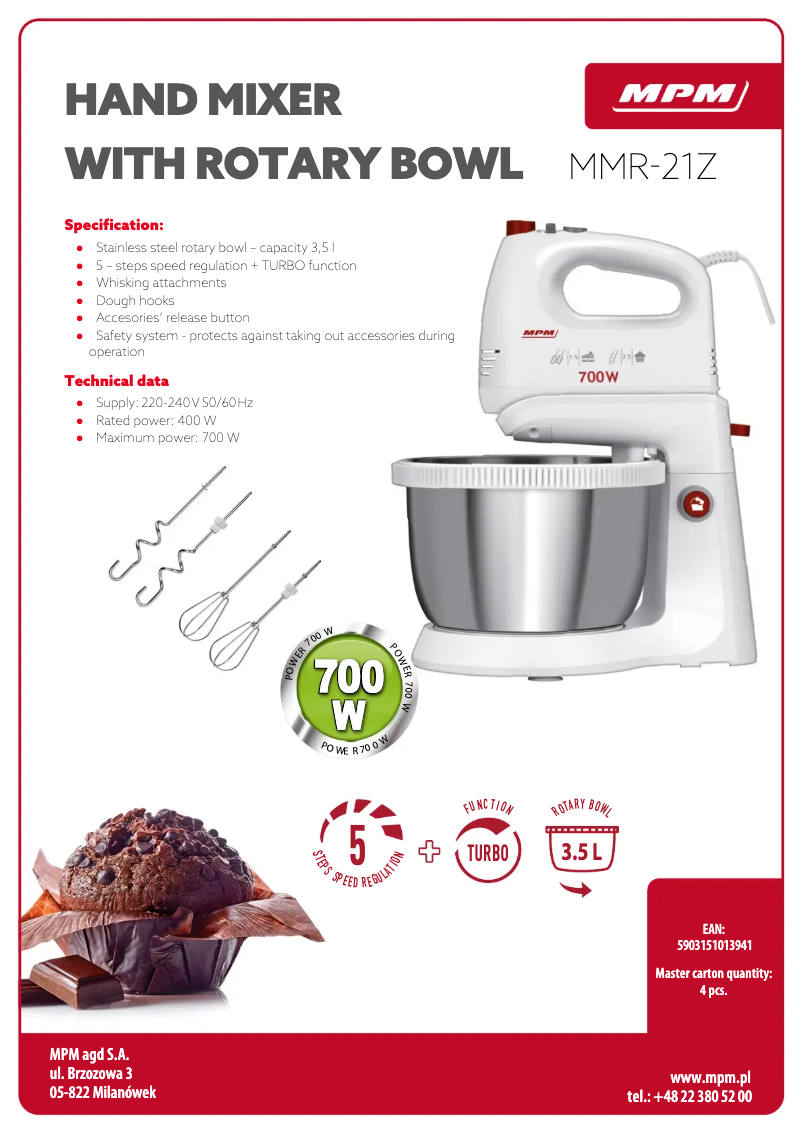 Imagen de la primera página del manual del dispositivo MMR-21Z