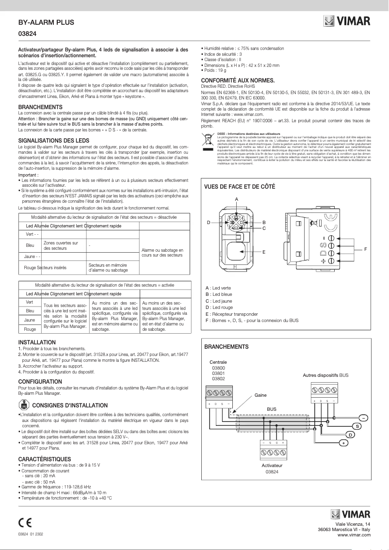 Página 1 del manual Manual de usuario Vimar 31528.G