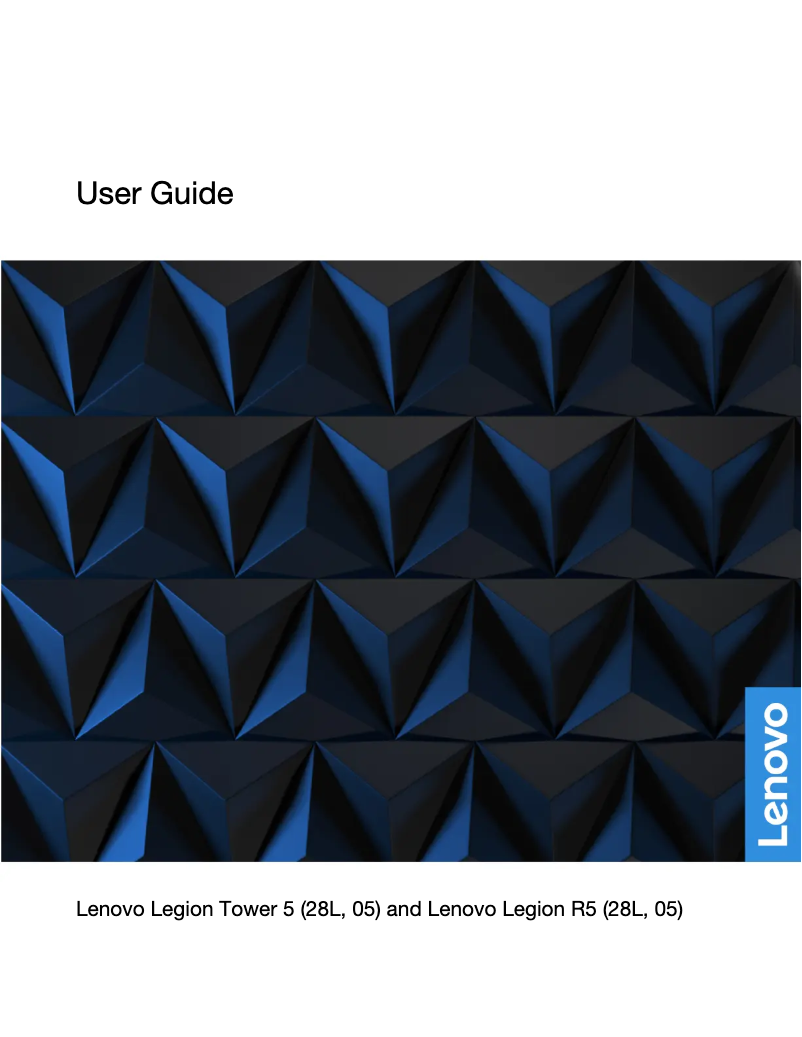 Página nº 1 - Manual de usuario Lenovo Legion T5