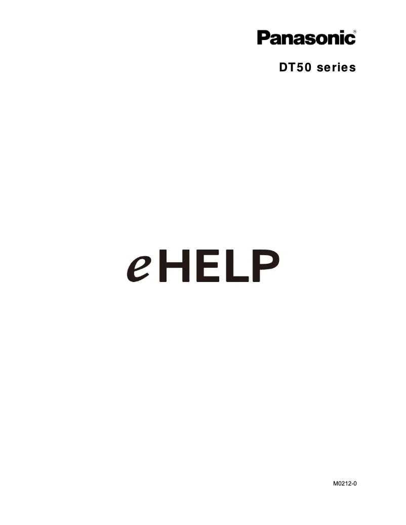 Página 1 del manual Manual de usuario Panasonic Smart VIERA TC-L47DT50