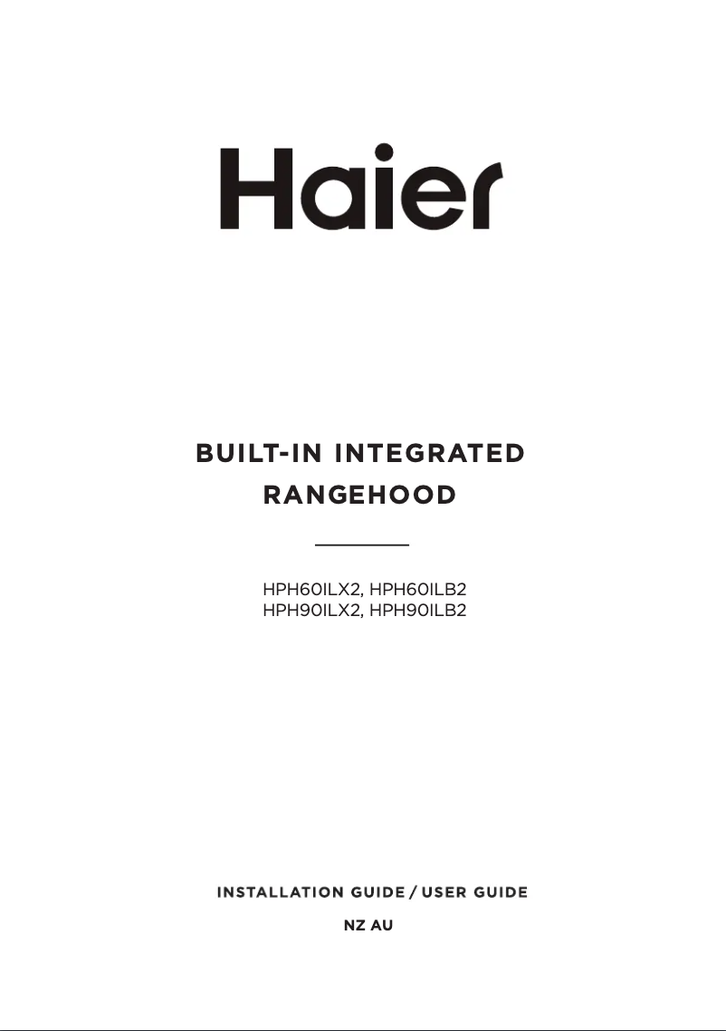 Imagen de la primera página del manual del dispositivo HPH60ILX2