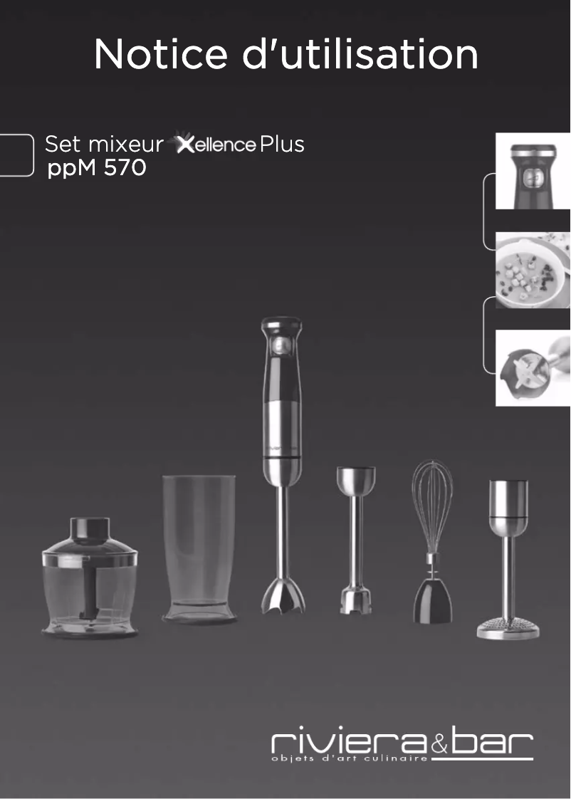 Página 1 del manual Manual de usuario Riviera & Bar PPM570