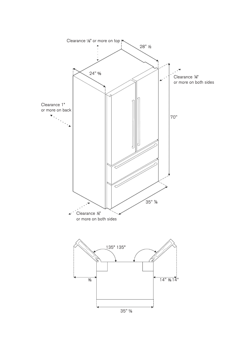 Imagen de la primera página del manual del dispositivo REF36FDFIXNV