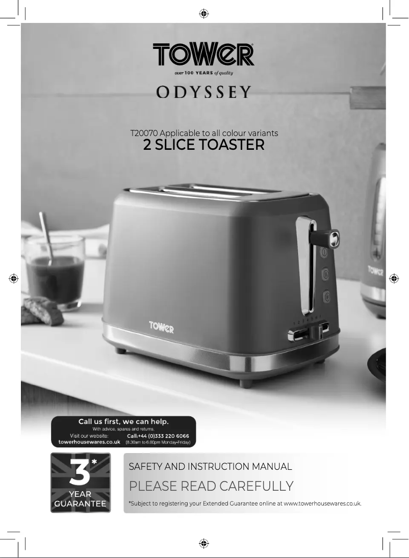 Página 1 del manual Manual de usuario Tower Odyssey T20070