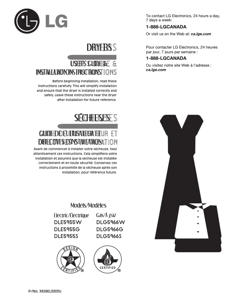 Página 1 del manual Manual de usuario LG DLG5966S