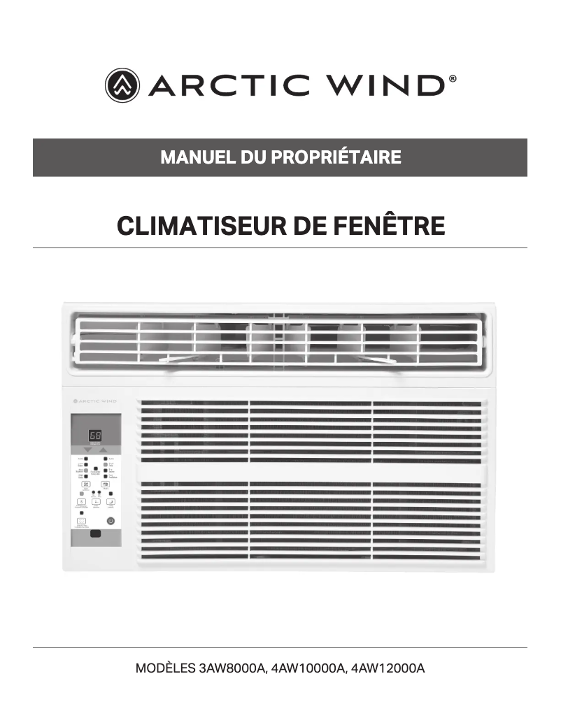 Página 1 del manual Manual de usuario ARCTIC WIND 4AW10000A