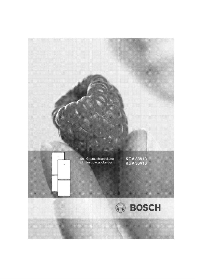 Página nº 1 - Manual de usuario Bosch KGV 36V13