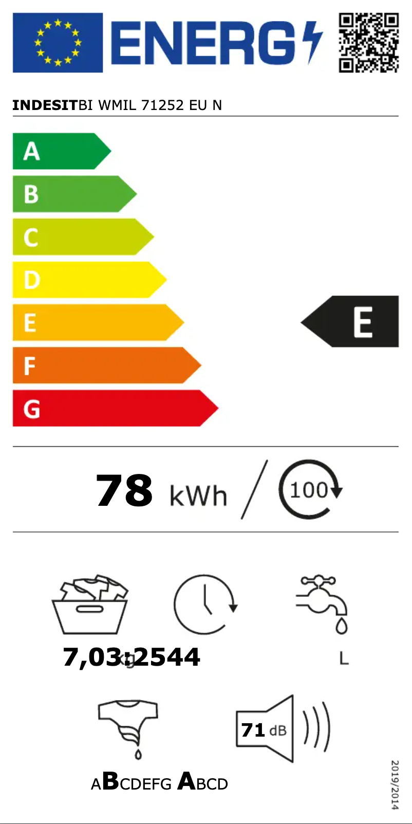 Imagen de la primera página del manual del dispositivo BI WMIL 71252 EU N
