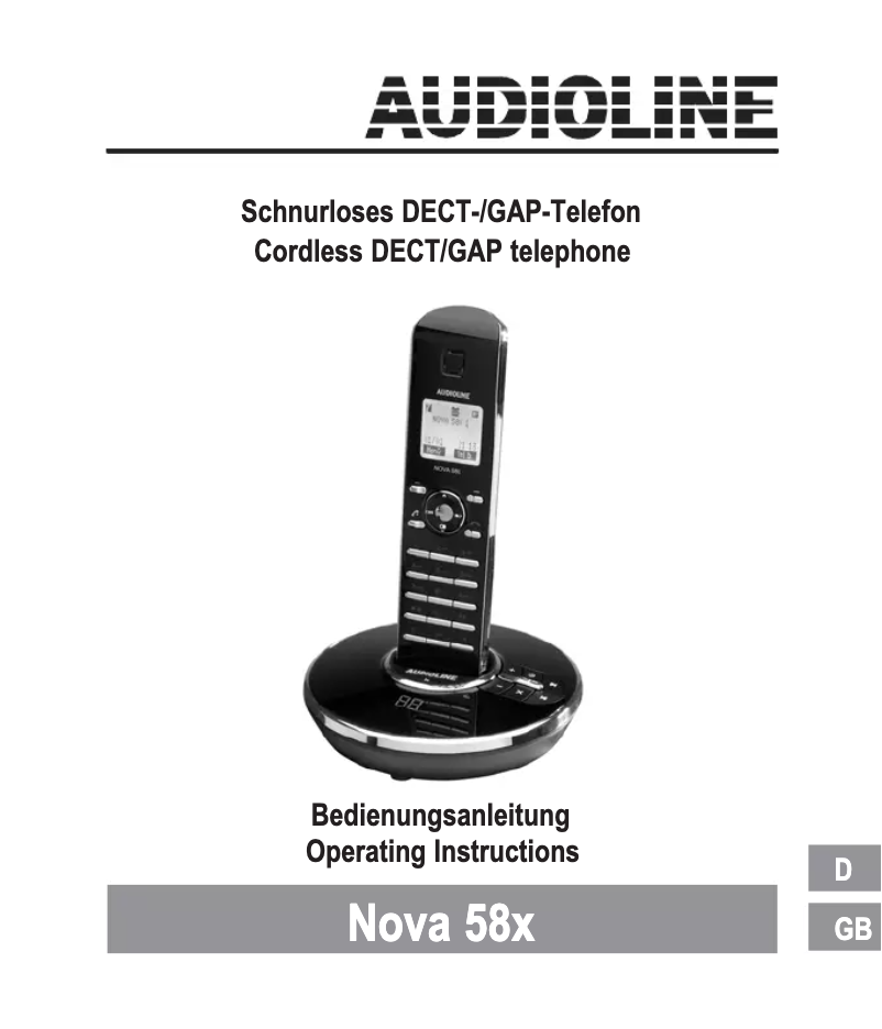Imagen de la primera página del manual del dispositivo Nova 580