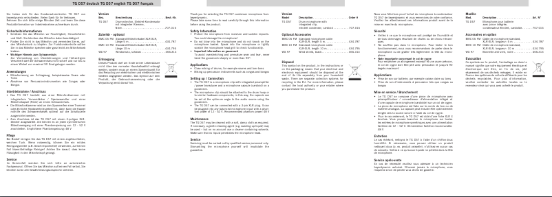 Imagen de la primera página del manual del dispositivo D57c