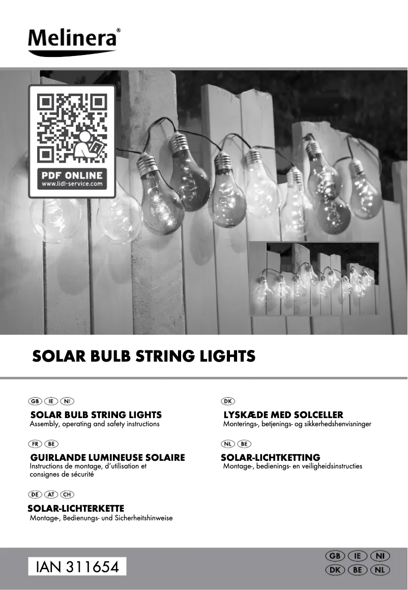 Imagen de la primera página del manual del dispositivo IAN 311654