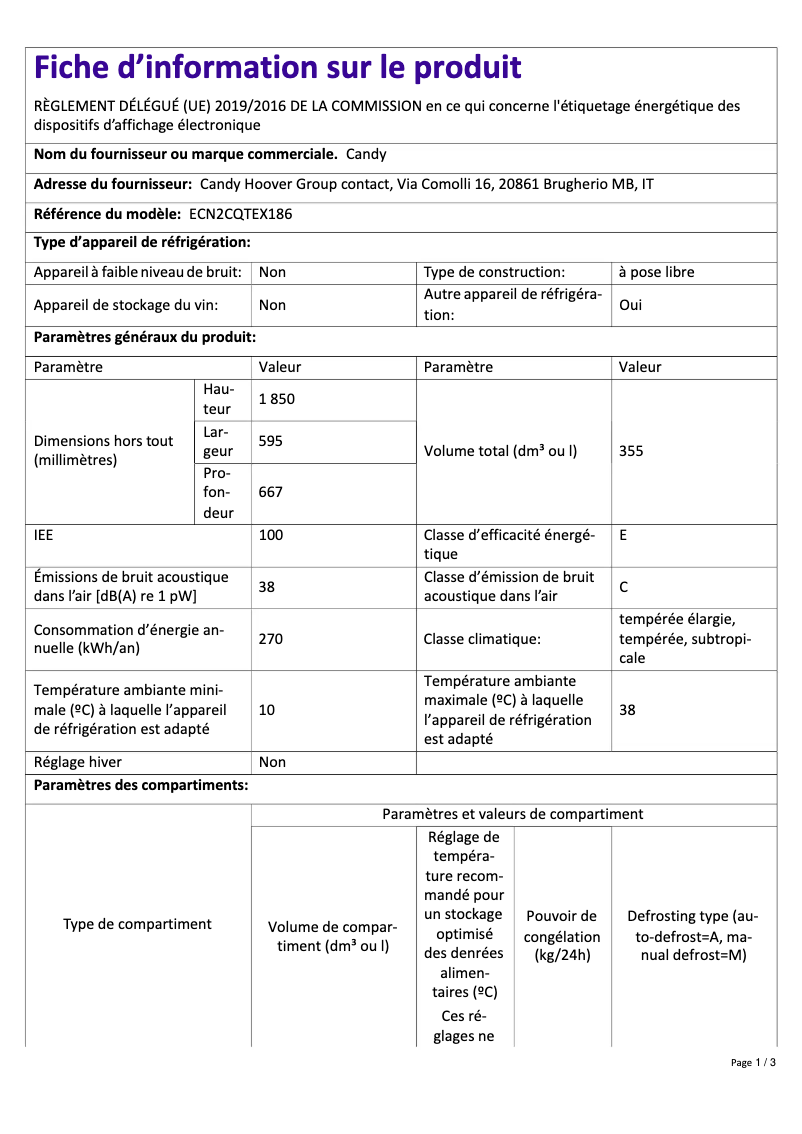 Imagen de la primera página del manual del dispositivo ECN2CQTEX186