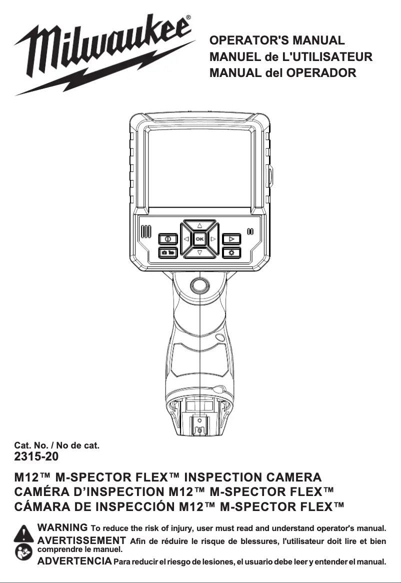 Imagen de la primera página del manual del dispositivo 2315-21