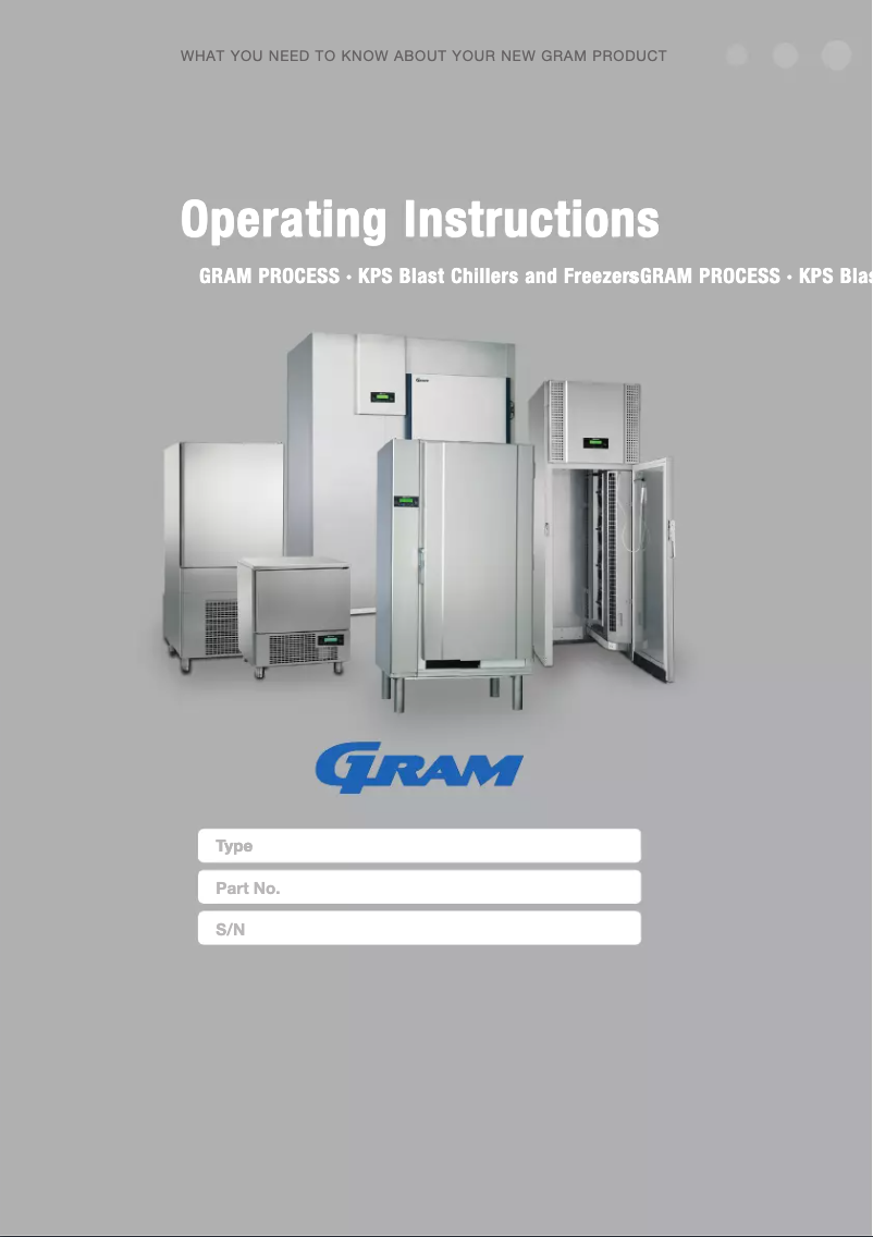 Página 1 del manual Manual de usuario Gram KPS60