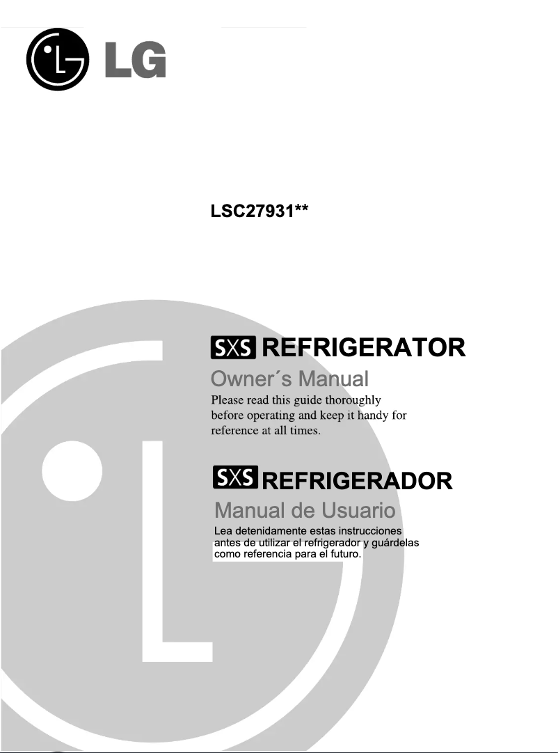 Página nº 1 - Manual de usuario LG GM-L277UTRL
