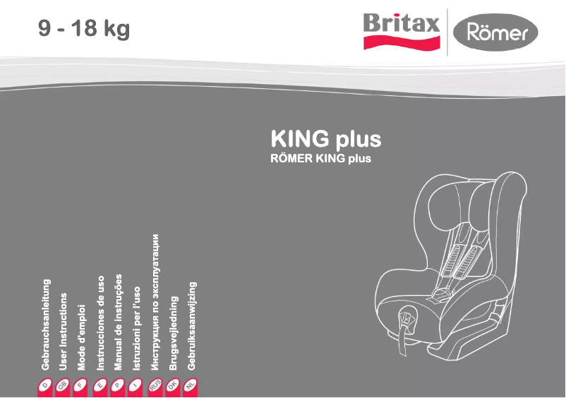 Página nº 1 - Manual de usuario Britax-Römer King plus