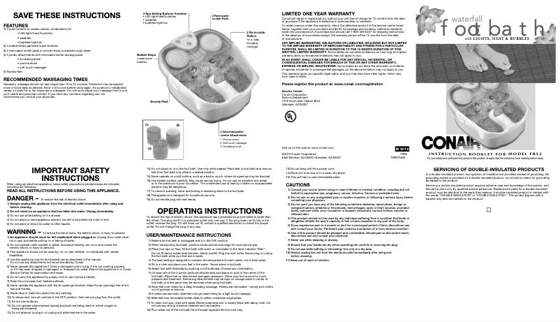 Imagen de la primera página del manual del dispositivo FB52K
