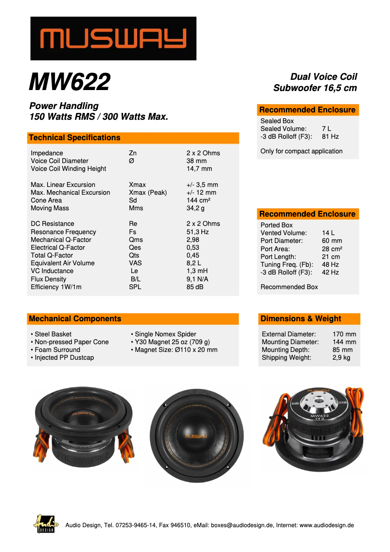 Imagen de la primera página del manual del dispositivo MW622