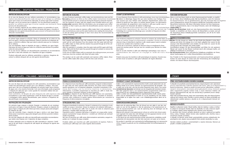 Imagen de la primera página del manual del dispositivo AD3500