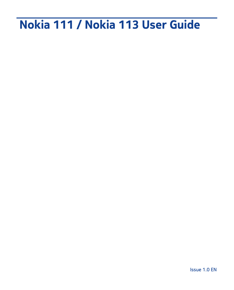 Imagen de la primera página del manual del dispositivo 111