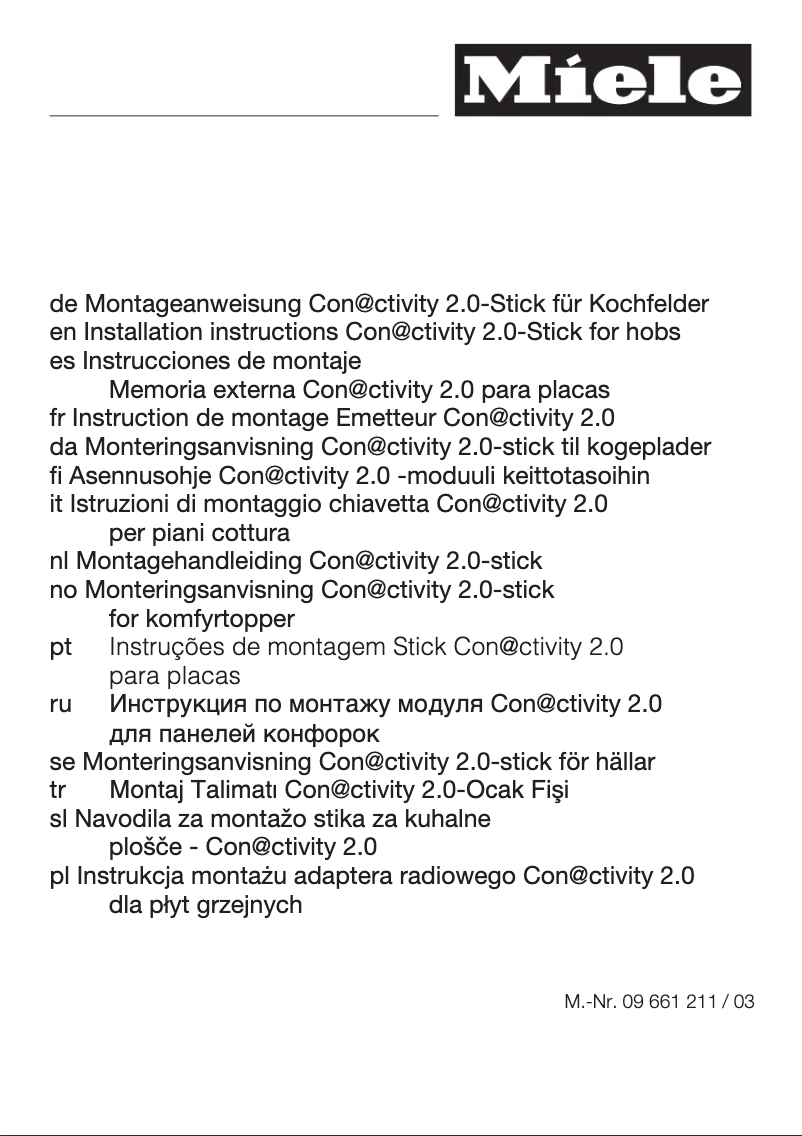 Imagen de la primera página del manual del dispositivo DA 2660